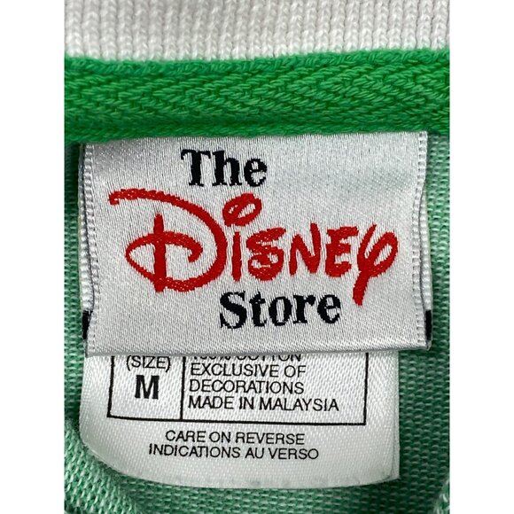 Vintage Disney Store Bambi Sleeveless Polo Shirt M Green Cotton - Picture 4 of 8